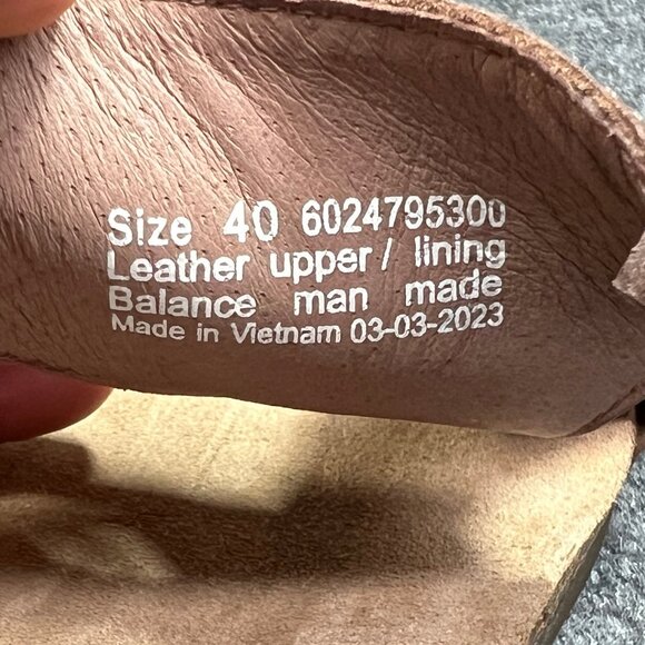 Dansko Reece Sandals Womens Size 10 Brown Leather Comfort Casual Ankle Wrap Flip